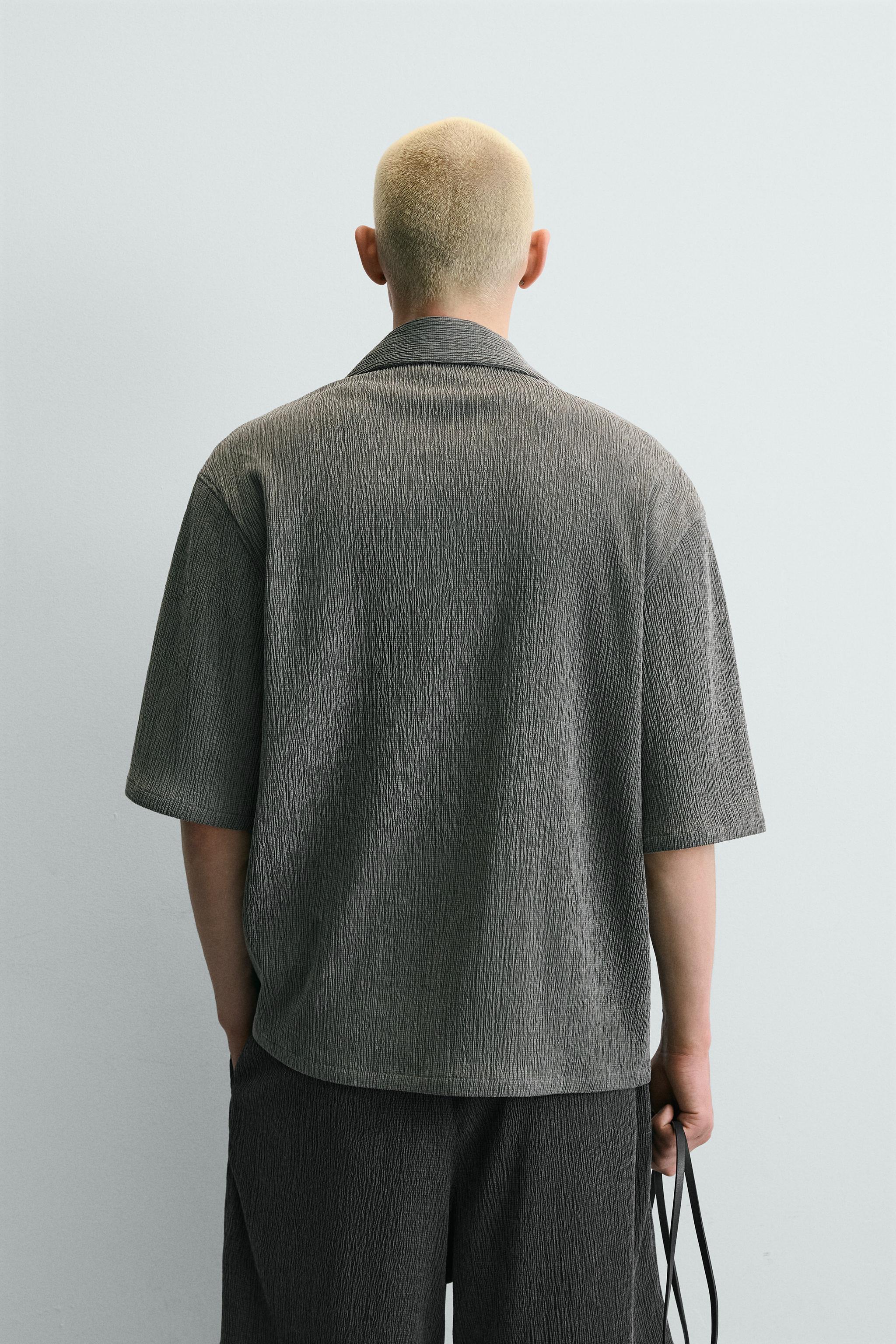TEXTURED RELAXED FIT SHIRT